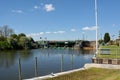 South Ferriby Lock. River Ancholme. Lincolnshire. UK