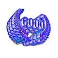 Number 6000 with laurel wreath or honor wreath as a 3D-illustration, 3D-rendering