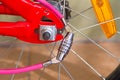 Number Lock on a Bike Royalty Free Stock Photo