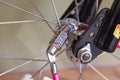 Number Lock on a Bike Royalty Free Stock Photo