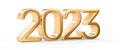 Number 2023 New Year 3D Render DESIGN