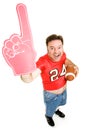 Number One Football Fan Royalty Free Stock Photo