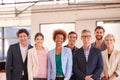 The number one team in the business. Cropped portrait of businesspeople standing in an office.