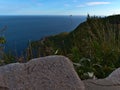 Number 1,000 out of 1,560 rock steps of Sherpa stairs leading to the top of peak Reinebringen on MoskenesÃÂ¸ya, Lofoten, Norway.