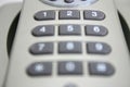 Number pad of cordless phone Royalty Free Stock Photo