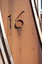 Number sixteen 16