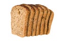 A number of slices of bread with raisin Royalty Free Stock Photo