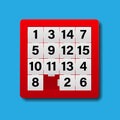 Number switch game. Royalty Free Stock Photo