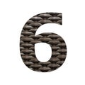 Number 6 - Synthetic rattan background