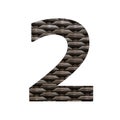 Number 2 - Synthetic rattan background