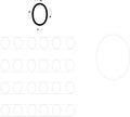 Number Tracing Worksheet four, 0-9