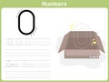 Number Tracing Worksheet: Writing 0-9