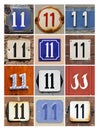 Numbers 11 Royalty Free Stock Photo