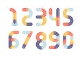 Numbers Colorful Overlay