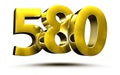 570 numbers. Royalty Free Stock Photo