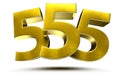 555 numbers. Royalty Free Stock Photo