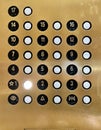 Elevator Control Panel Royalty Free Stock Photo