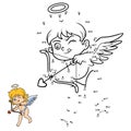 Numbers game for children, Angel