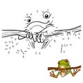 Numbers game for children, Red-eyed tree frog