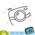 Numbers game, education dot to dot game, Compact camera