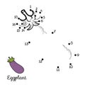 Numbers game: fruits and vegetables (eggplant)