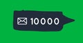Numbers of messages in a chat box 4k