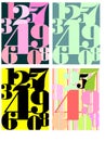 Numbers popart