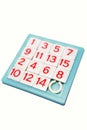 Numbers puzzle Royalty Free Stock Photo