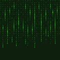 Numbers on the screen. Digital stream of binary code. binary code. Matrix. One zero Royalty Free Stock Photo