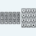 Numerical code lock, button