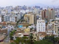 Apartment blocks in city Royalty Free Stock Photo