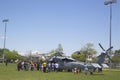 Numerous spectators around MH-60S helicopter from Helicopter Sea Combat Squadron Five during Fleet Week 2014