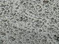 Numerous water droplets resting on black car surface Royalty Free Stock Photo