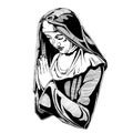 Nun is praying