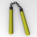 Nunchaku Royalty Free Stock Photo