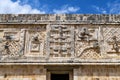Nunnery Quadrangle Architecture, Uxmal, Mexico Royalty Free Stock Photo