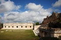 Nunnery Quadrant, Uxmal, Mexico Royalty Free Stock Photo