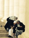 Nuns at St. Peter`s Basilica Rome Vatican City Italy