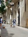 Nuns in streets Lecce Puglia salento Italy