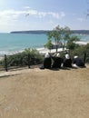 Nuns Varna Bulgaria Black sea landscape beach