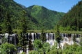 Nuorilang Waterfall in Juizhaigou Nine Villages Valley, Sichuan, China Royalty Free Stock Photo