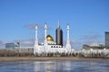 The NUR ASTANA mosque in Astana