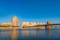 Nur-Sultan Ishim River 137 Royalty Free Stock Photo