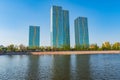 Nur-Sultan Ishim River 132 Royalty Free Stock Photo