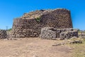 The nuraghe, ancient megalithic edifice found in Sardinia. Italy