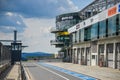 Nurburg, Rhineland-Palatinate Germany - August 20, 2015. Race track Strongman RUN at race track Nurburgring - start on Royalty Free Stock Photo