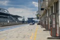 Nurburg, Rhineland-Palatinate Germany - August 20, 2015. Race track Strongman RUN at race track Nurburgring - start on Royalty Free Stock Photo