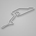 Nurburgring Circuit for motorsport and autosport. Template for your design