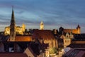 Nuremberg, Bavaria, Germany-evening cityscape