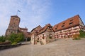 Nuremberg Castle (Kaiserburg) Royalty Free Stock Photo